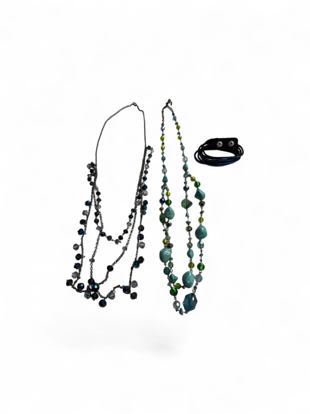 Vintage Lot of 3 Fashion Jewelry Set Beaded Necklace